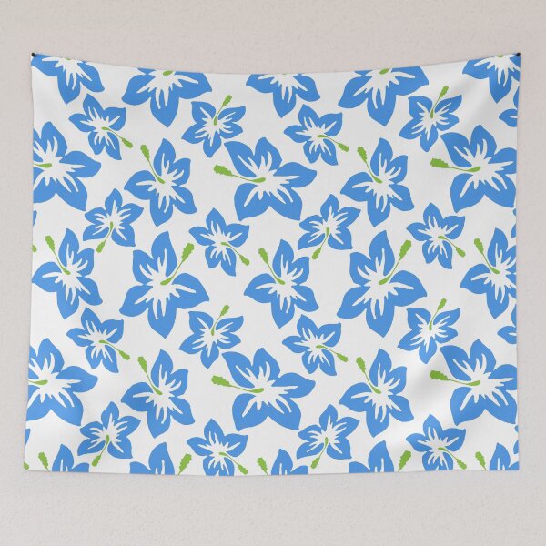 Item preview, Beautiful blue Flowers Pattern designed and sold by RafaelLima7.