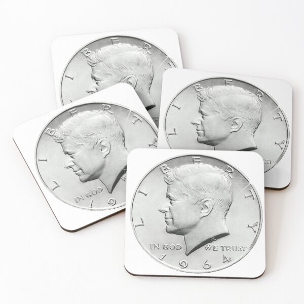 Item preview, US Half Dollar clad Coin Cash Kennedy Liberty 1964 designed and sold by Midwest-Goods.