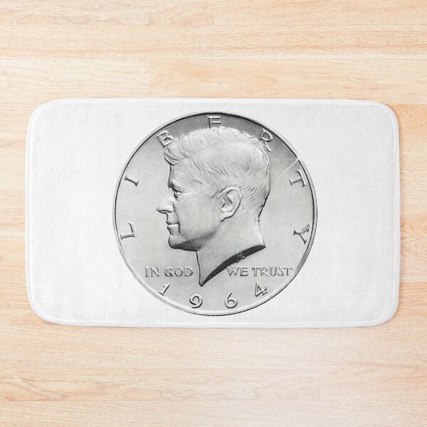 Item preview, US Half Dollar clad Coin Cash Kennedy Liberty 1964 designed and sold by Midwest-Goods.