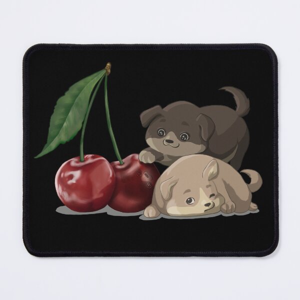 Item preview, Adorable Gemini twin dogs and cherry, Cute zodiac signs designed and sold by Gamical.