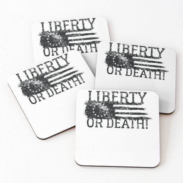 Item preview, Patrick Henry Quote Give Me Liberty American Revolution  designed and sold by The Junto Shop.