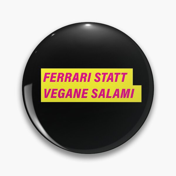 Item preview, FERRARI INSTEAD OF VEGAN SALAMI | FDP design designed and sold by Drecksseite.