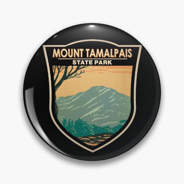 Item preview, Mount Tamalpais State Park California Badge designed and sold by KrisSidDesigns.