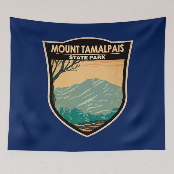 Item preview, Mount Tamalpais State Park California Badge designed and sold by KrisSidDesigns.