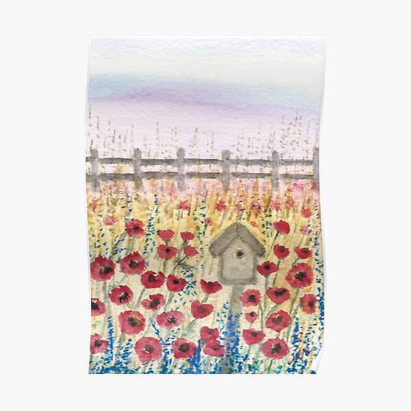 #34 Poppies Poster