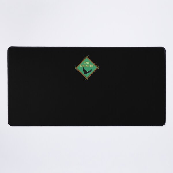 Item preview, High Country Log Diamond with Eagle-Green on Black designed and sold by HighCountry2021.
