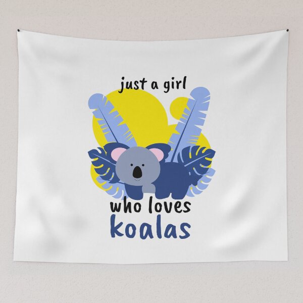 Item preview, Just a girl who loves koalas - junge designed and sold by Good-tees.