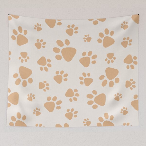 Item preview, Seamless animal pattern background, cute paw print vector illustration designed and sold by Sarwat Reza.