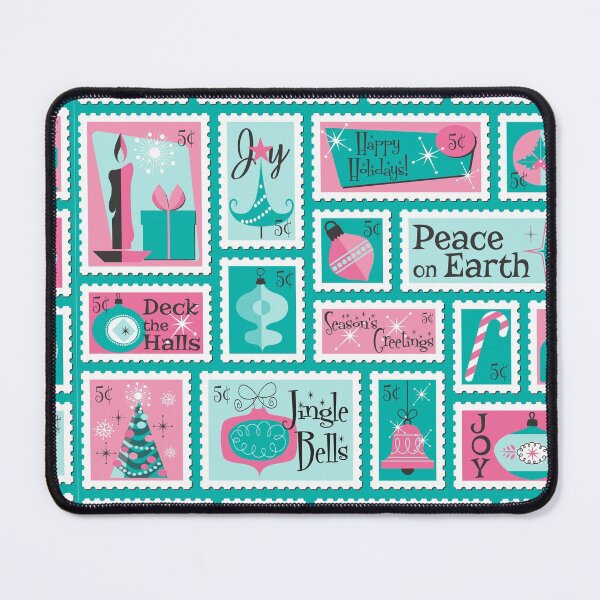 Item preview, Atomic Cafe MidCentury Holiday Stamps 1 designed and sold by implexity.