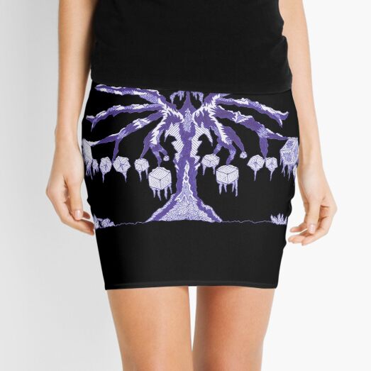M.I. #123 |☽| Frozen Forest Fragment Mini Skirt