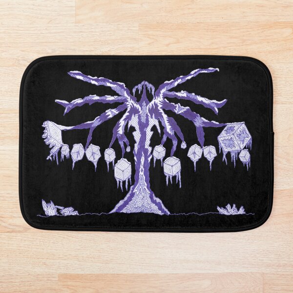 M.I. #123 |☽| Frozen Forest Fragment Bath Mat