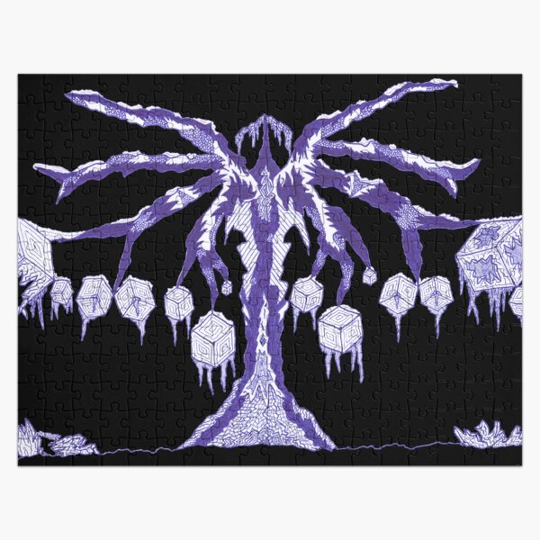 M.I. #123 |☽| Frozen Forest Fragment Jigsaw Puzzle