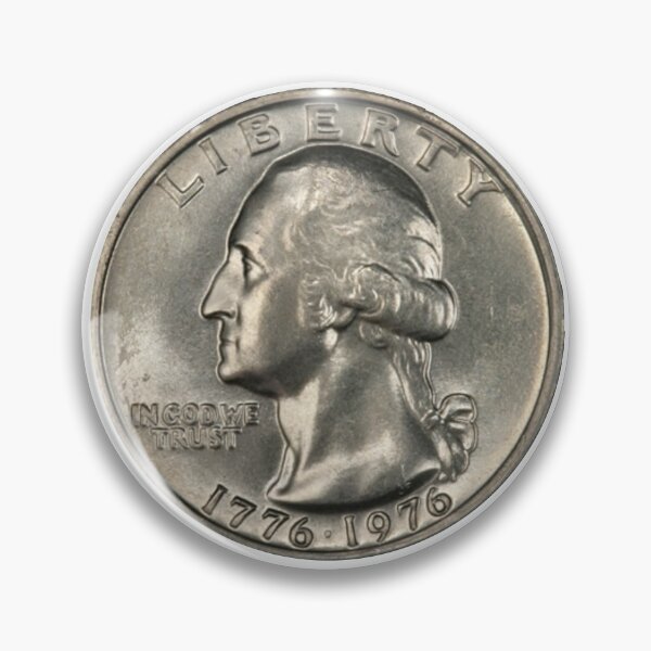 Item preview, US Quarter Dollar clad Coin Cash Washington Liberty 1976 designed and sold by Midwest-Goods.