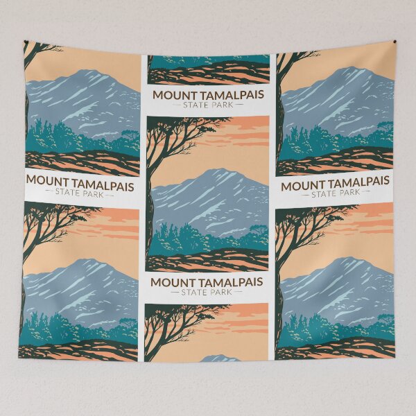 Item preview, Mount Tamalpais State Park California Vintage designed and sold by KrisSidDesigns.