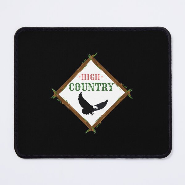 Item preview, High Country Log Diamond with Eagle-White Inside on Black designed and sold by HighCountry2021.