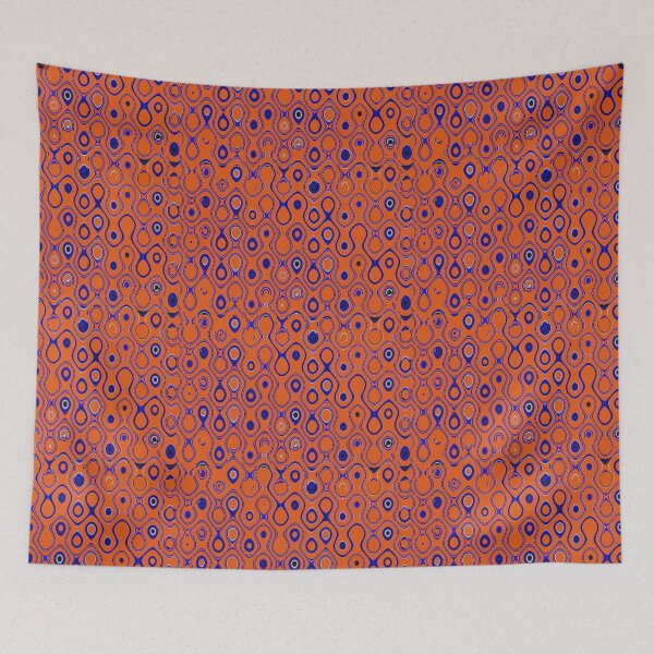 Item preview, Orange And Blue Abstract #3507p3x designed and sold by Tom Janca.