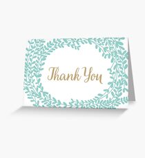 Thank You Greeting Card