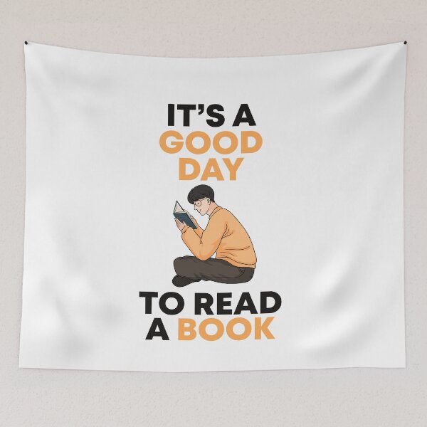 Item preview, " It’s a Good Day to Read a Book " Funny Gift For Book Lovers, and Readers designed and sold by Vibe by Flow.
