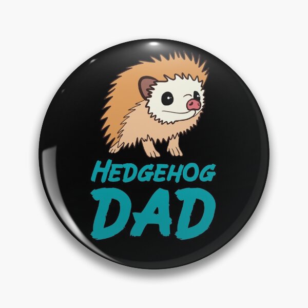 Artikelvorschau, Blauer Igel-Vater für Igel-Liebhaber entworfen und verkauft von Mochi-Merch.