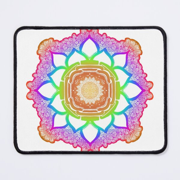 Item preview, Rainbow mandala designed and sold by JenNicoleBailey.