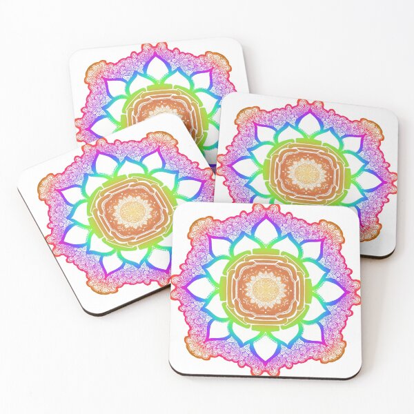 Item preview, Rainbow mandala designed and sold by JenNicoleBailey.
