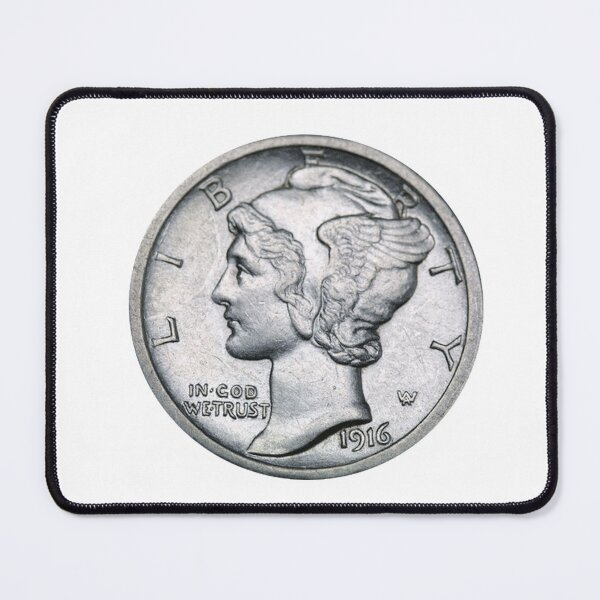 Item preview, US Mercury Silver Dime Coin Cash Liberty 1916 designed and sold by Midwest-Goods.