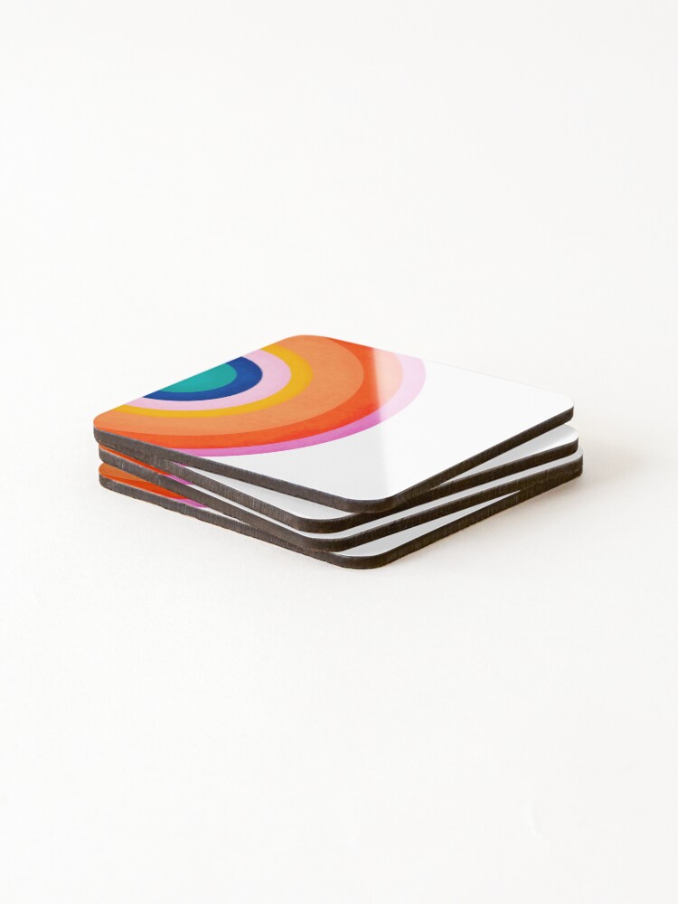 Thumbnail 4 of 5, Coasters (Set of 4), Side Raimbow designed and sold by Leonardoduarte.