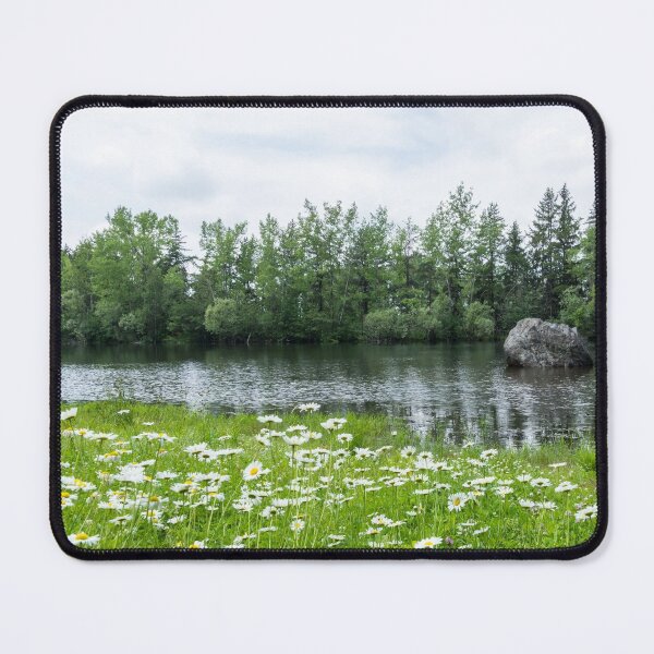 Item preview, Splendid Daisy Meadow - Summertime Forest Lake Idyll designed and sold by Georgia Mizuleva.