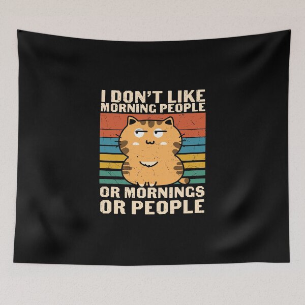 Item preview, I Don’t Like Morning People or Mornings or People designed and sold by boopsblunt.