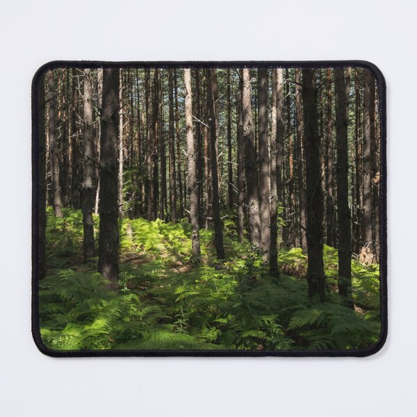 Item preview, Forest Bathing - Walking Among Slim Pine Trees and Verdant Ferns designed and sold by Georgia Mizuleva.