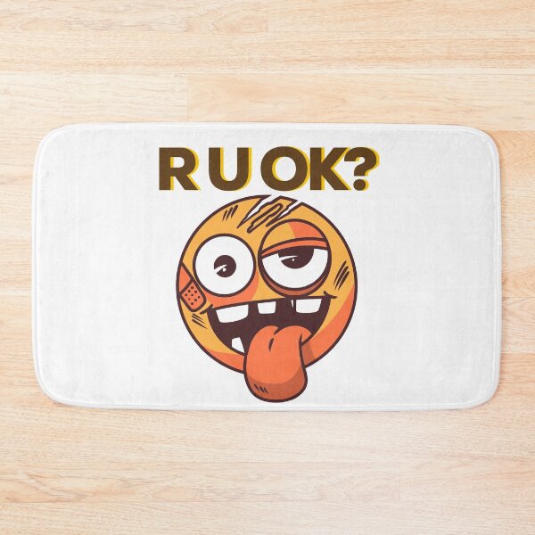 Item preview, Goofy r u ok emoji designed and sold by blueprint198686.