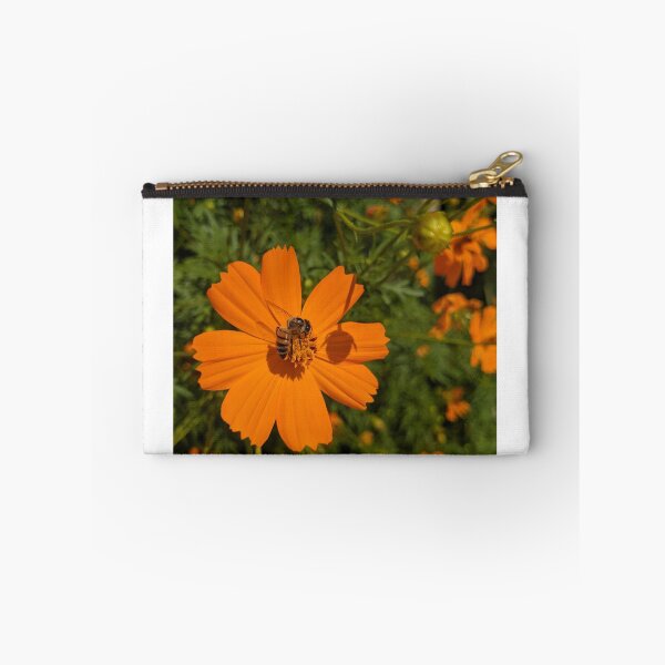 Item preview, Bumblebee on orange flower designed and sold by iloveplantsalot.