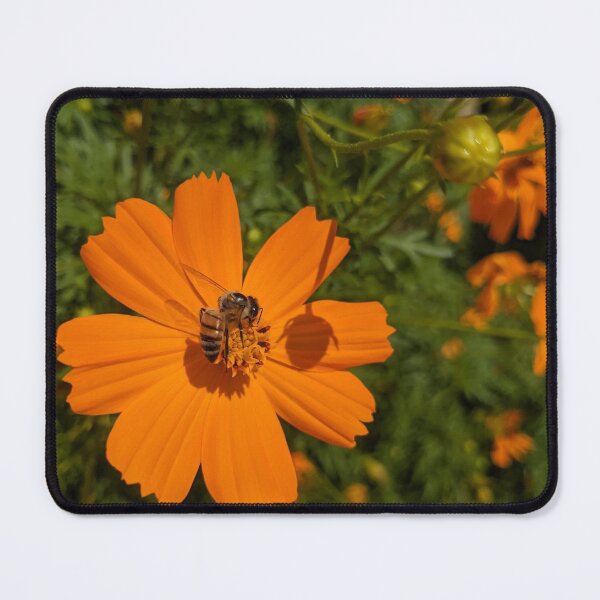 Item preview, Bumblebee on orange flower designed and sold by iloveplantsalot.