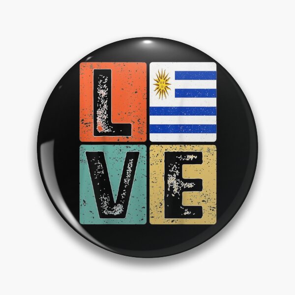 Item preview, Vintage Retro I Love Uruguay Flag For Uruguayan Pride Gift  designed and sold by bar0zysbertha.