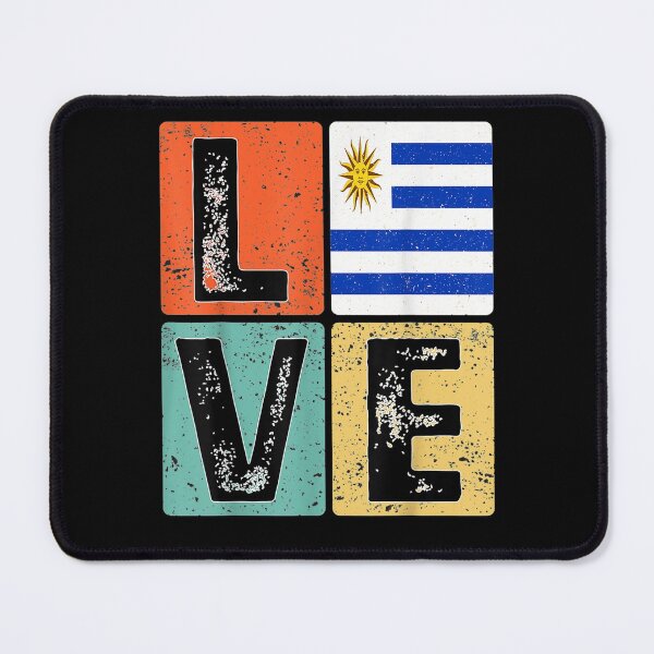 Item preview, Vintage Retro I Love Uruguay Flag For Uruguayan Pride Gift designed and sold by bar0zysbertha.
