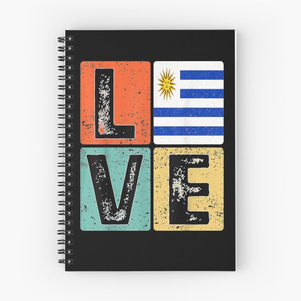 Item preview, Vintage Retro I Love Uruguay Flag For Uruguayan Pride Gift  designed and sold by bar0zysbertha.