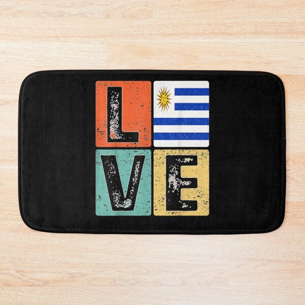 Item preview, Vintage Retro I Love Uruguay Flag For Uruguayan Pride Gift  designed and sold by bar0zysbertha.