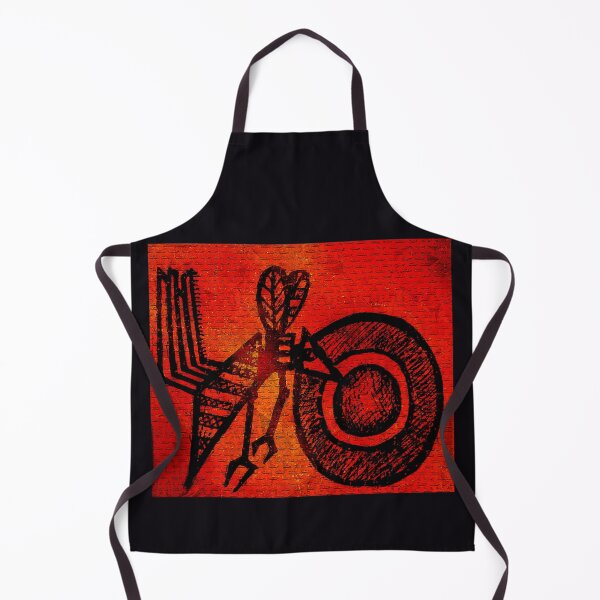Item preview, African Contemporary Artwork Painting of The Bee Black and Red designed and sold by Tony Cisse.