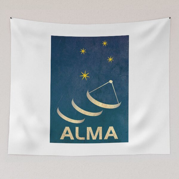 Item preview, Atacama Large Millimeter Array logo - vintage look designed and sold by trendistudio.