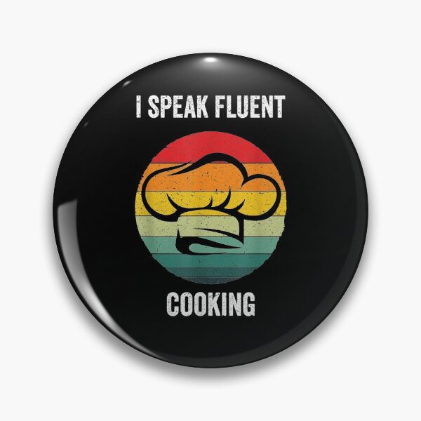 Item preview, I Speak Fluent Cooking Vintage Cook Gift  designed and sold by bar0zysbertha.