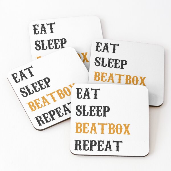 Item preview, Eat sleep beatbox repeat designed and sold by Aizyshop.