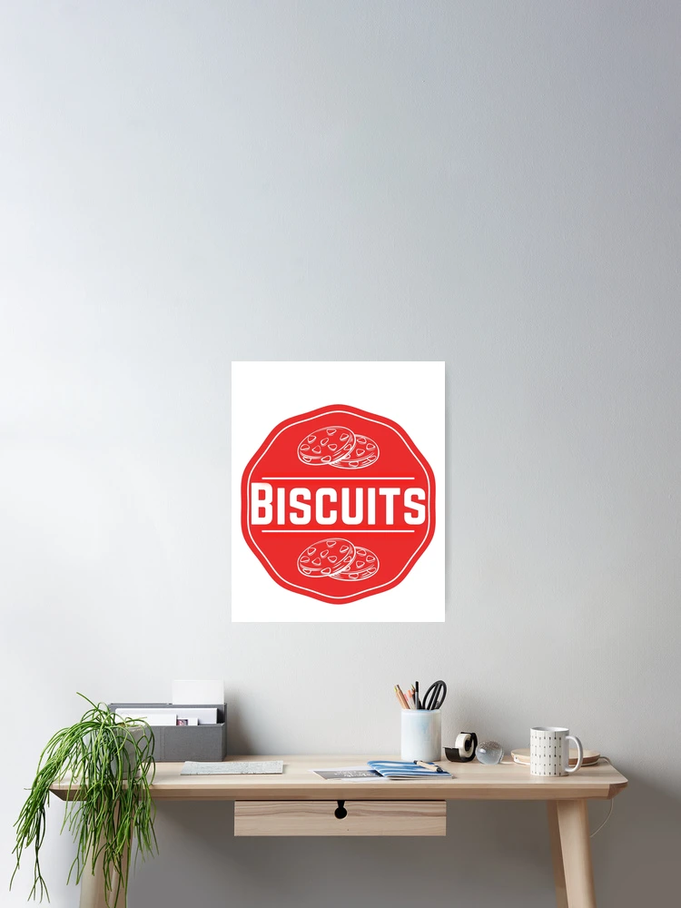 Thumbnail 2 of 3, Poster, BISCUITS - Red Label designed and sold by LabelStore.