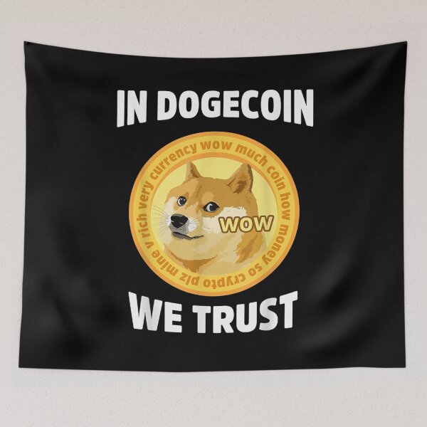 Item preview, In Dogecoin We Trust Cryptocurrency Blockchain Hodl Shiba  designed and sold by bar0zysbertha.