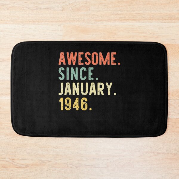 Item preview, Awesome Since January 1946 75th Gift Birthday 75 Years Old  designed and sold by bar0zysbertha.