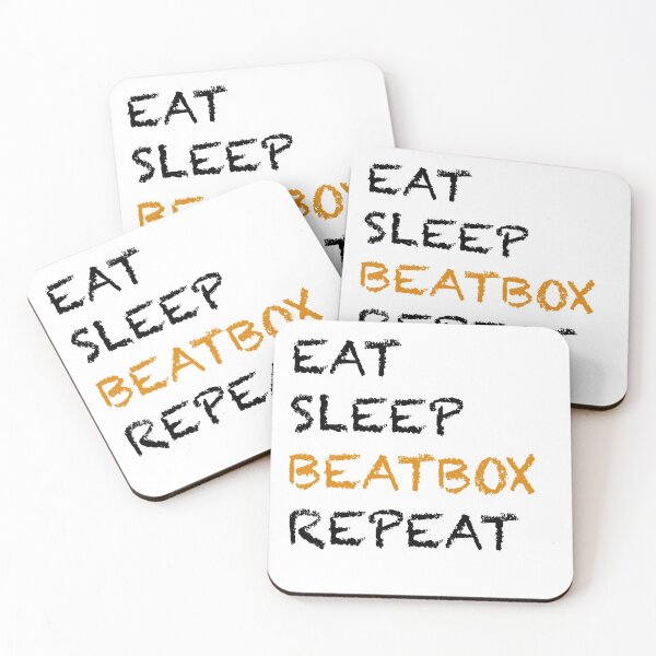 Item preview, Eat sleep beatbox repeat designed and sold by Aizyshop.