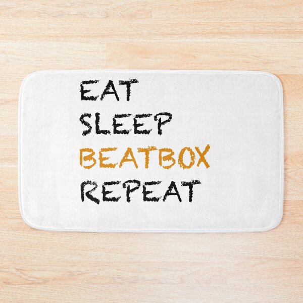 Item preview, Eat sleep beatbox repeat designed and sold by Aizyshop.