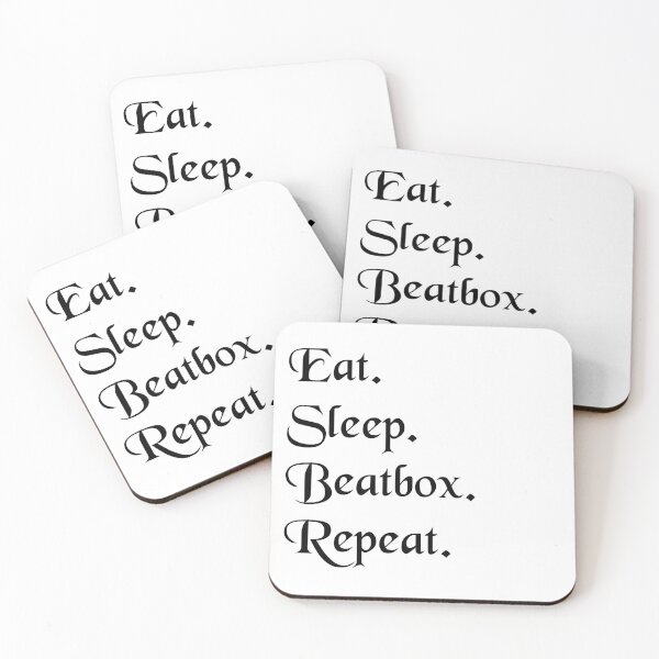 Item preview, Eat sleep beatbox repeat designed and sold by Aizyshop.