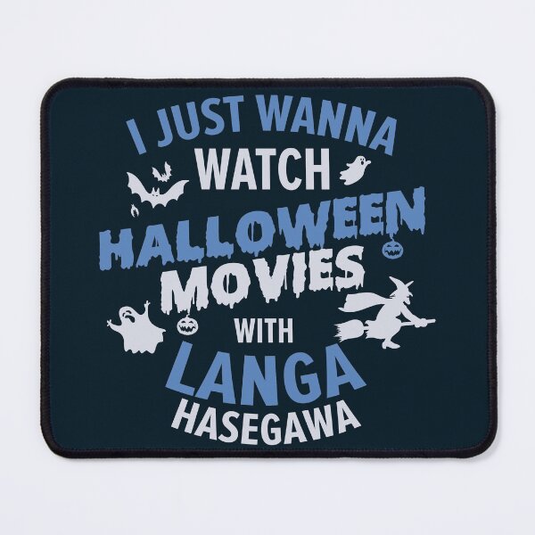 Item preview, I Just Wanna Watch Halloween Movies With LangaHasegawa - Sk8TheInfinity, Watch Halloween Movies designed and sold by The Shonen Spot.