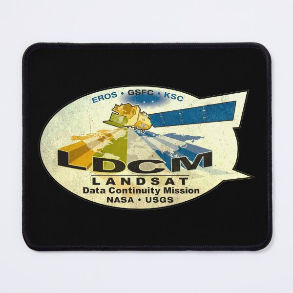 Item preview, LANDSAT 8 logo mission - vintage  designed and sold by trendistudio.