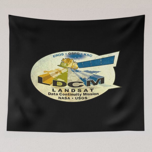 Item preview, LANDSAT 8 logo mission - vintage designed and sold by trendistudio.